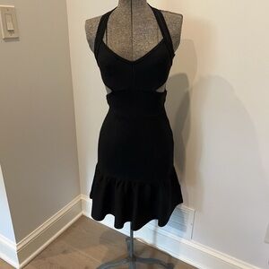 Guess Black Halter Dress Size XS stretch